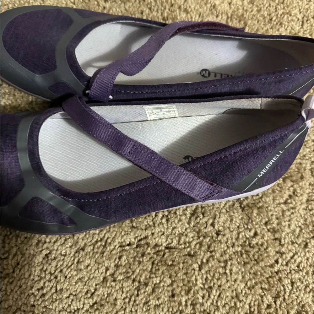 Merrell Purple and Gray Casual Flats - Picture 5 of 6